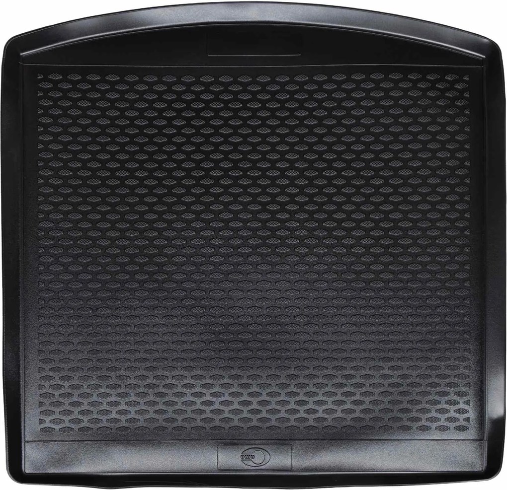 vidaXL Tapete de Porta-Malas Preto Borracha