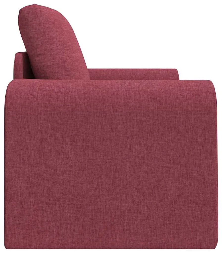 Sofá Cama 2 em 1 Bordô 98x71x83 cm Tecido