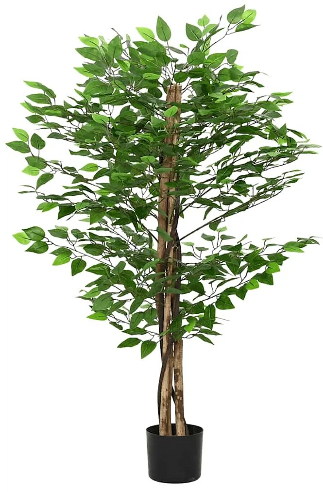 vidaXL Planta de Ficus artificial 788 folhas 120 cm verde
