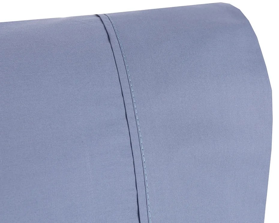 50x105 cm - 2 Fronhas P/ almofada de dormir - 100% algodão percal 200 fios: Azul 2 Fronhas 50x105 cm - Vies em 1 só abertura - Fecha com pala interna