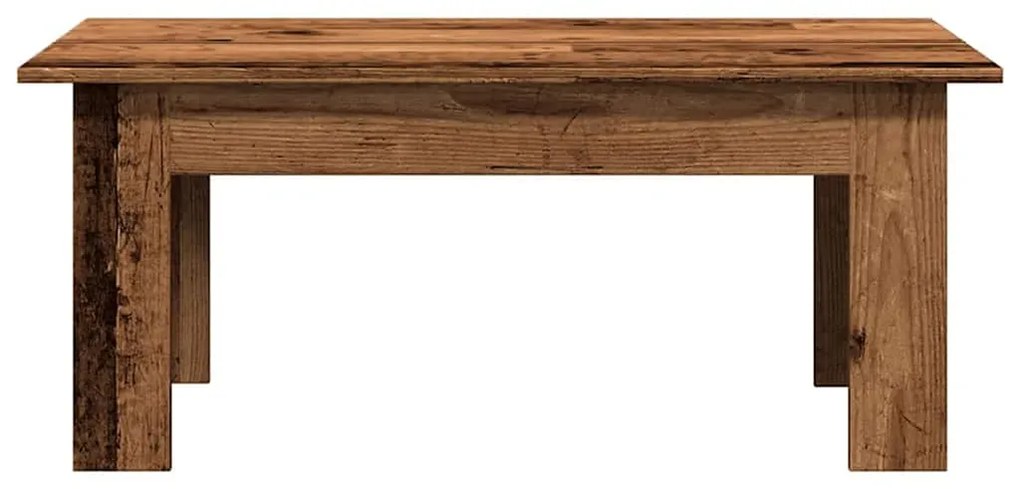 Mesa de centro 100x60x42 cm derivados de madeira madeira velha