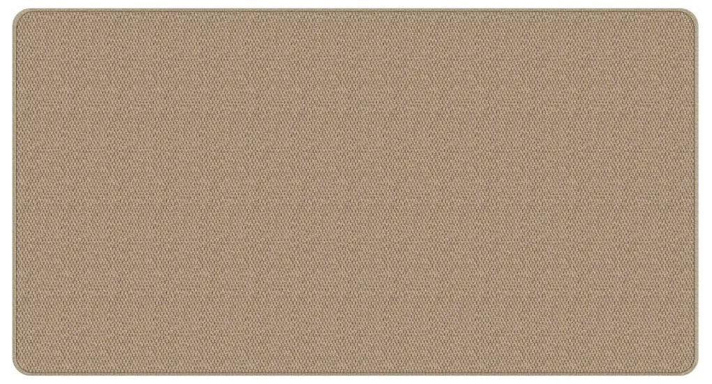 Tapete/passadeira 80x150 cm aspeto sisal cor areia