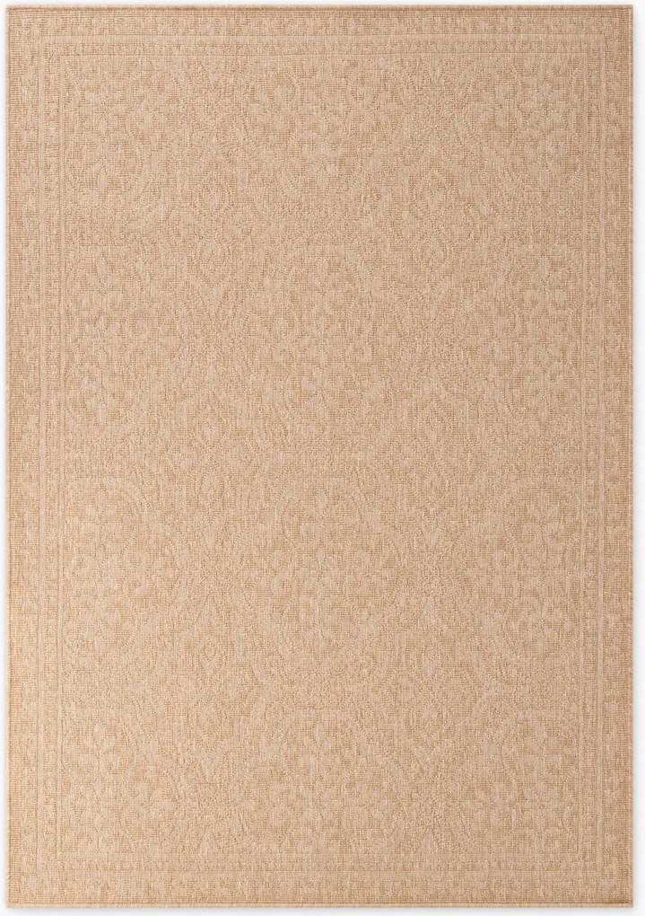 Tapete reversível de pelo curto para interior e exterior Duet Rosel
