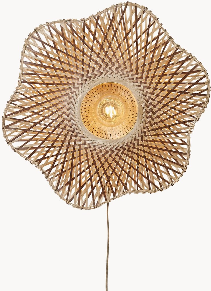 Candeeiro de parede em bambu Madura