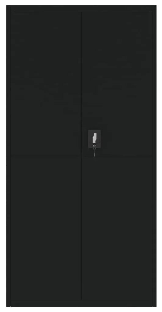 Arquivador 90x40x220 cm aço preto
