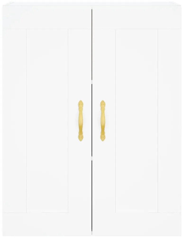 Armário alto 69,5x34x180 cm derivados de madeira branco