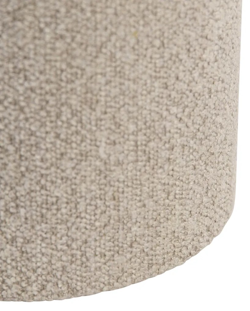 Abajur Boucle taupe 20/20/20 Design,Moderno