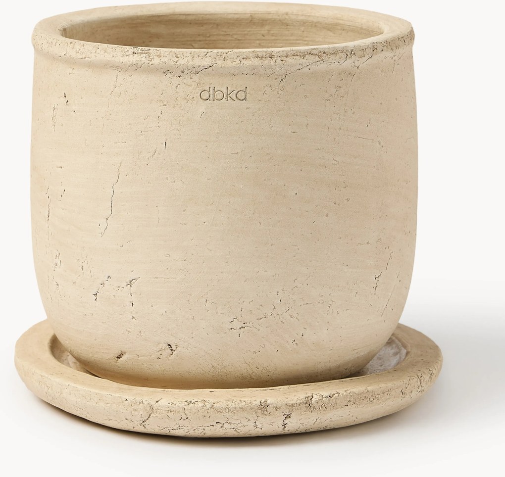 Vaso para exterior em terracota Terra, Alt 18 cm