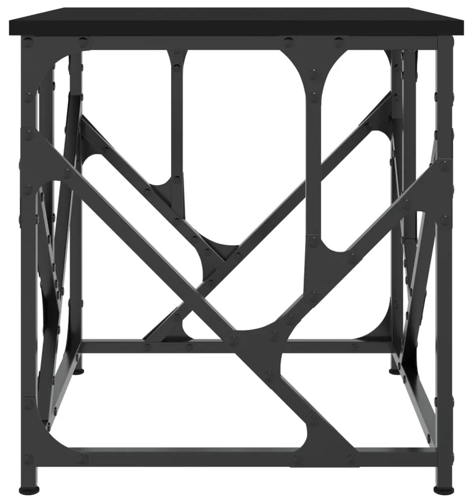 Mesa de centro 45x45x47,5 cm derivados de madeira preto