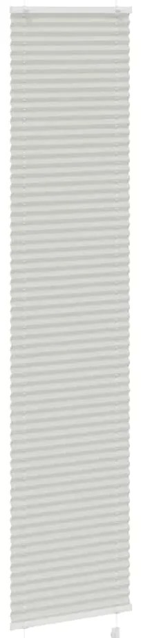 Cinzento Luz Plissada Cega 45x200 cm Largura Tecido 44,4 cm