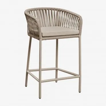 Banco Alto Arhiza Castanho Moka & ↑65 Cm - Sklum