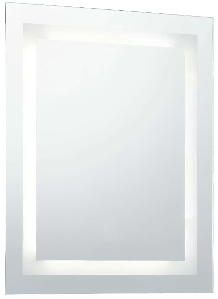 Espelho casa de banho LED c/ sensor tátil 50x60 cm
