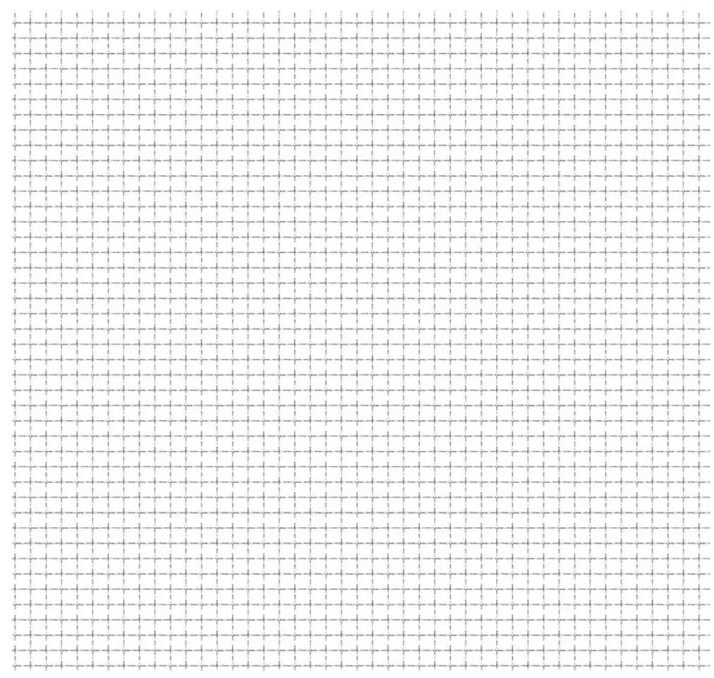 vidaXL Cerca de arame frisado aço inoxidável 50x50 cm 21x21x2,5 mm