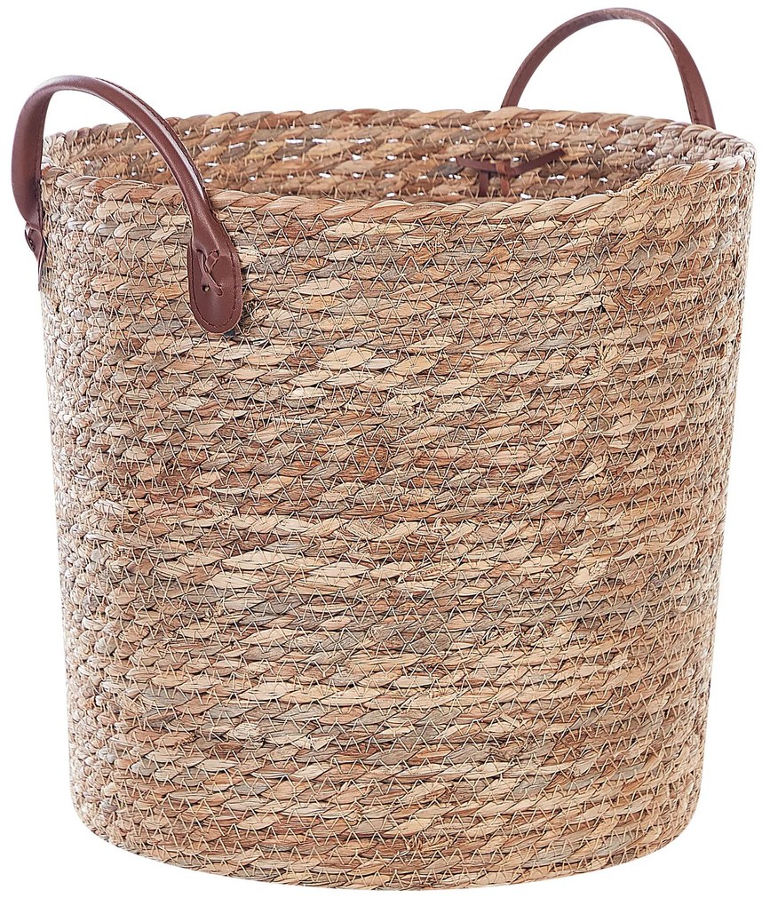 Conjunto de 2 cestos em fibra de algas cor natural SAYJAR Beliani