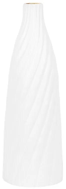 Vaso decorativo em terracota branca 54 cm FLORENTIA Beliani
