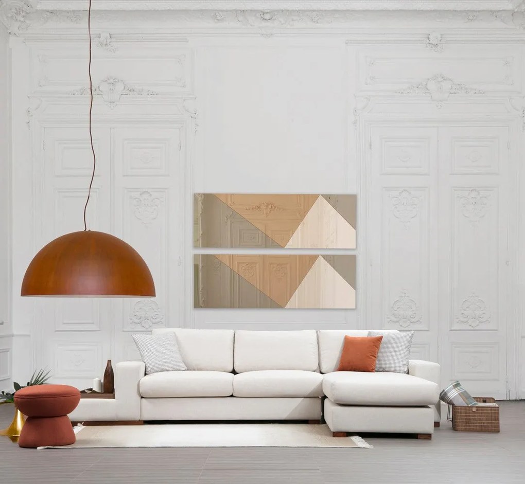 Sofá de Canto Loop - Branco - 312 cm x 194 cm
