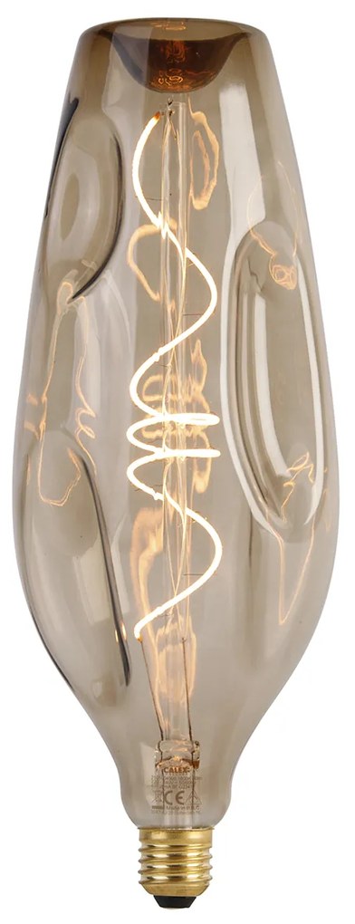 Lâmpada LED E27 regulável G110 castanho 4W 80lm 1800K