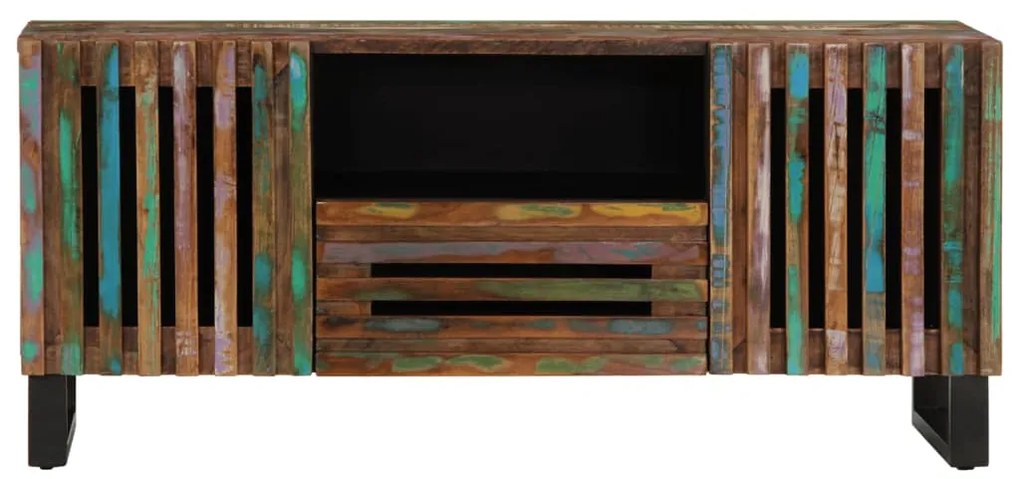 Móvel de TV 100x34x46 cm madeira de acácia maciça
