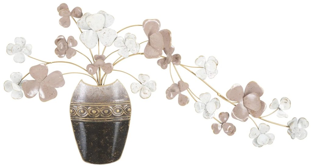 VASO PAINEL DE FERRO NOVO 87.5X6X46 CM