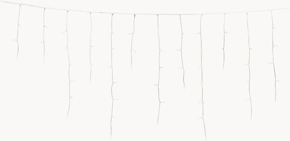 Luzes de fadas LED para exterior Icicles