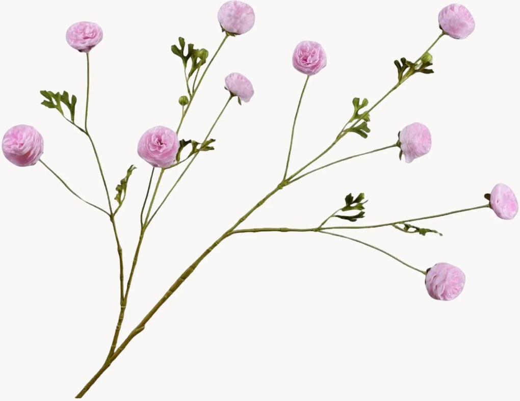 Flores artificiais Ranunculus, conjunto de 2