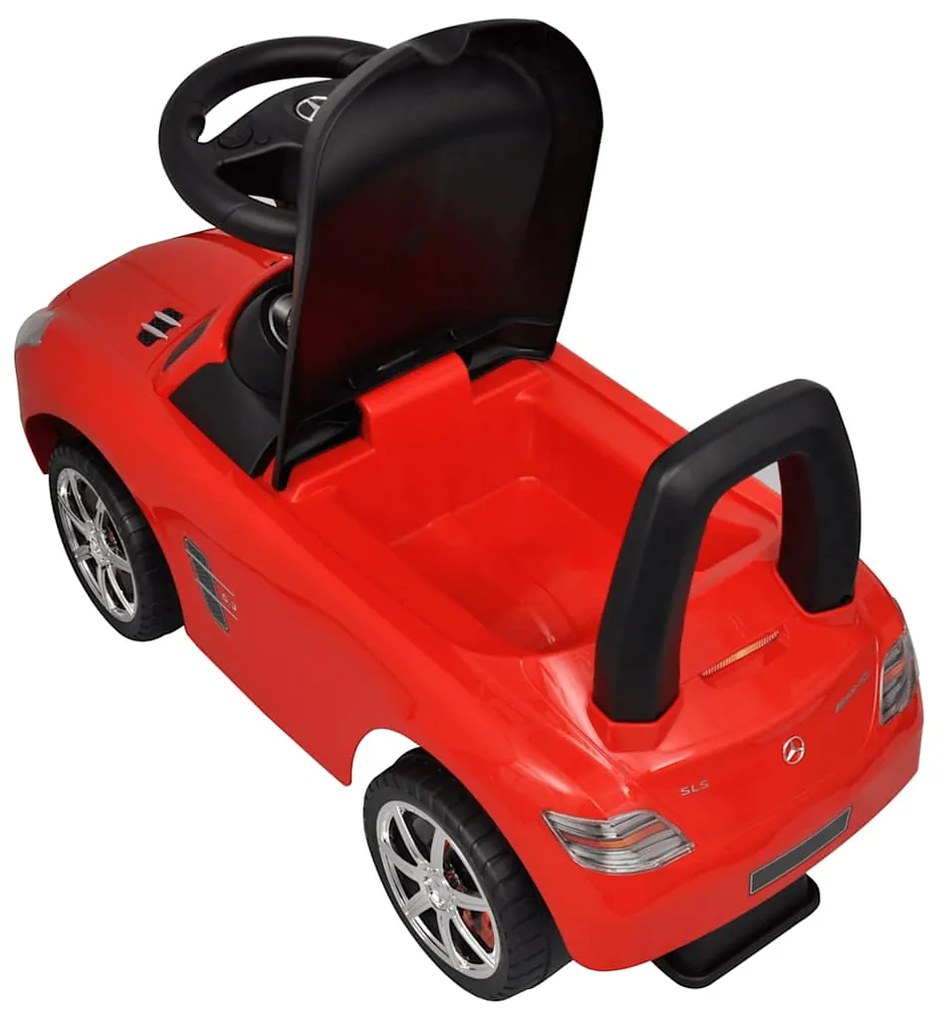 Carro para crianças a pedais vermelho