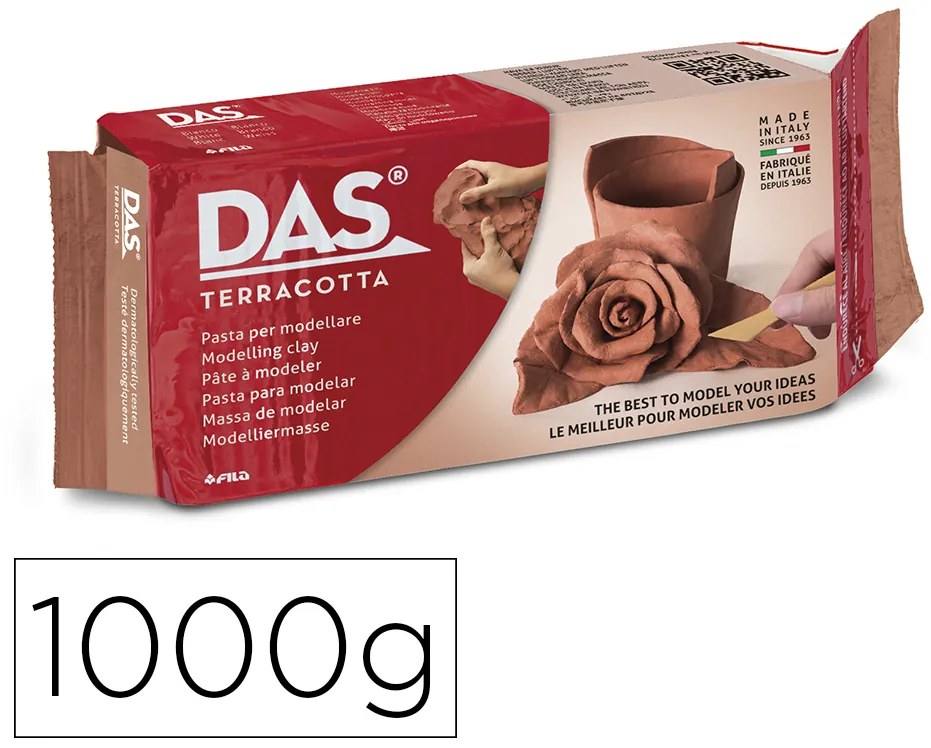 Pasta para Modelar Das 1000 gr Castanho