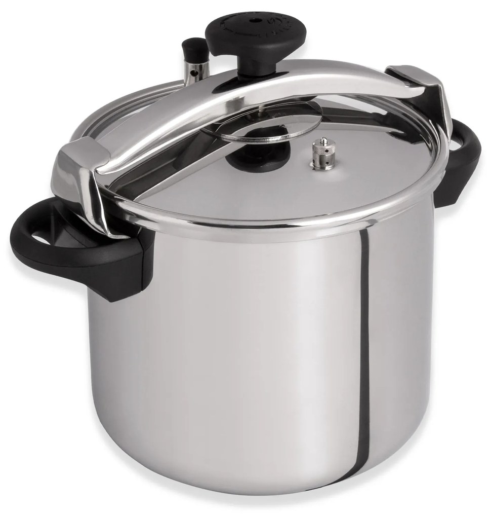Panela Pressão Inox Essential sem Cesto 10L 24.5cm
