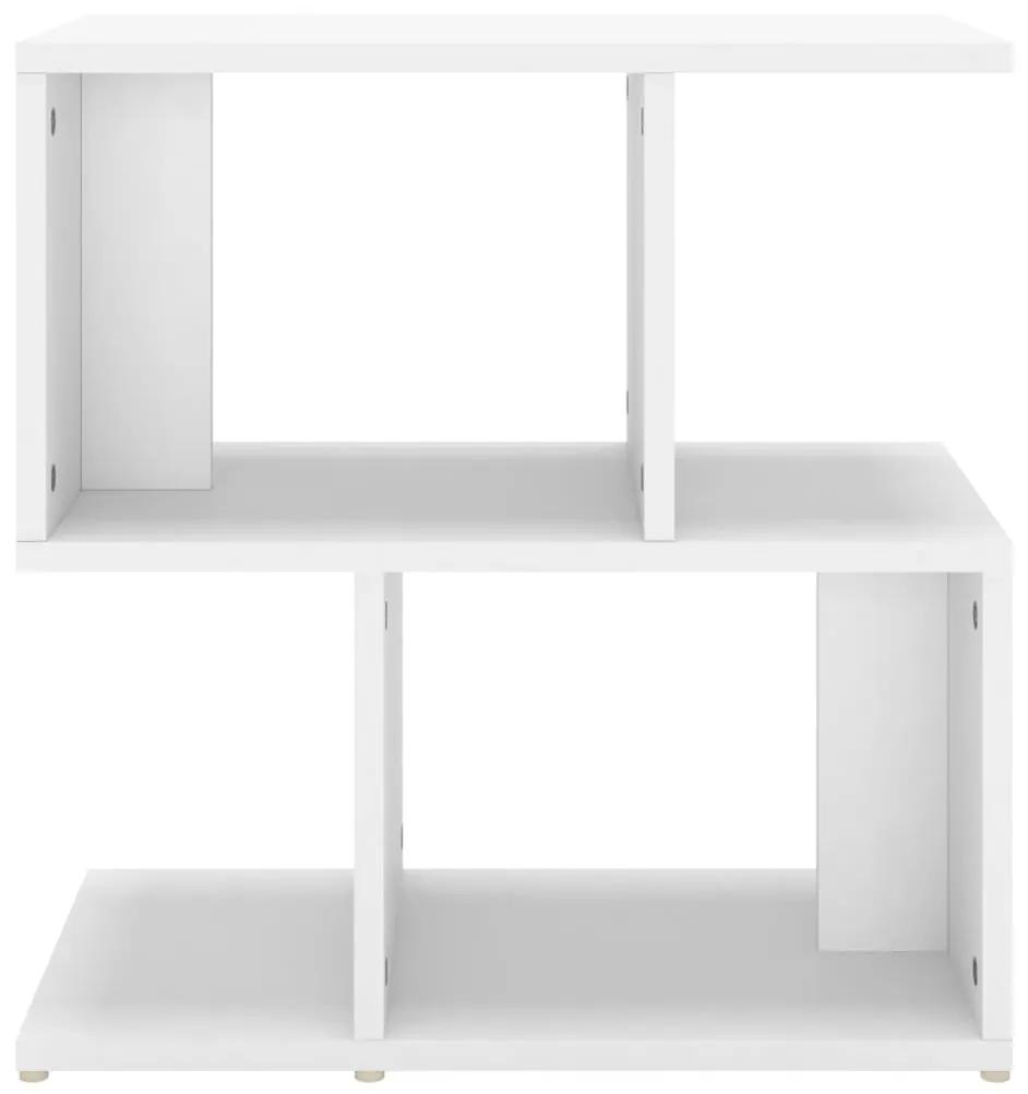 Mesas de cabeceira 2 pcs 50x30x51,5 cm contraplacado branco