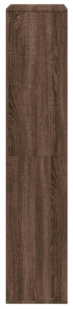 Estante 100x33x156,5 cm derivados de madeira carvalho castanho