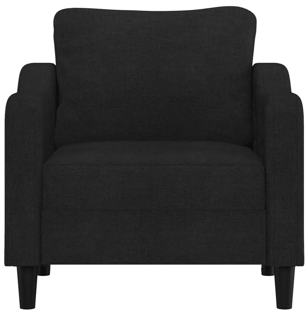 Poltrona 60 cm tecido preto