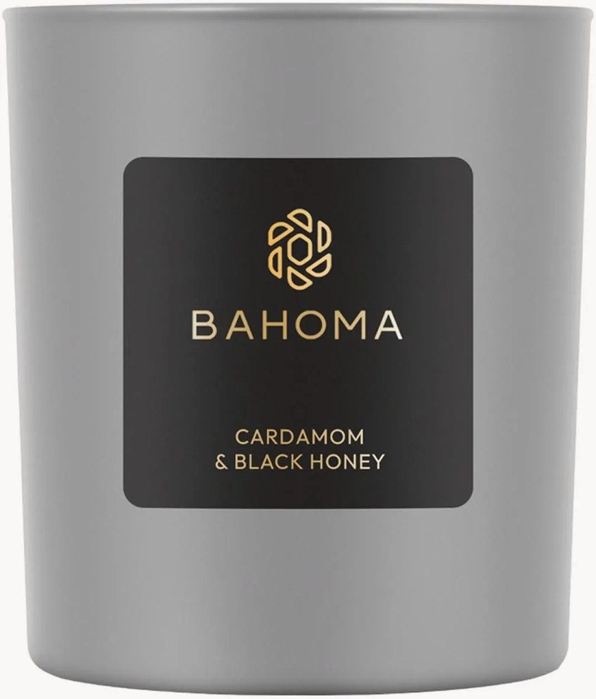 Vela perfumada artesanal Ash (cardamomo, mel negro)