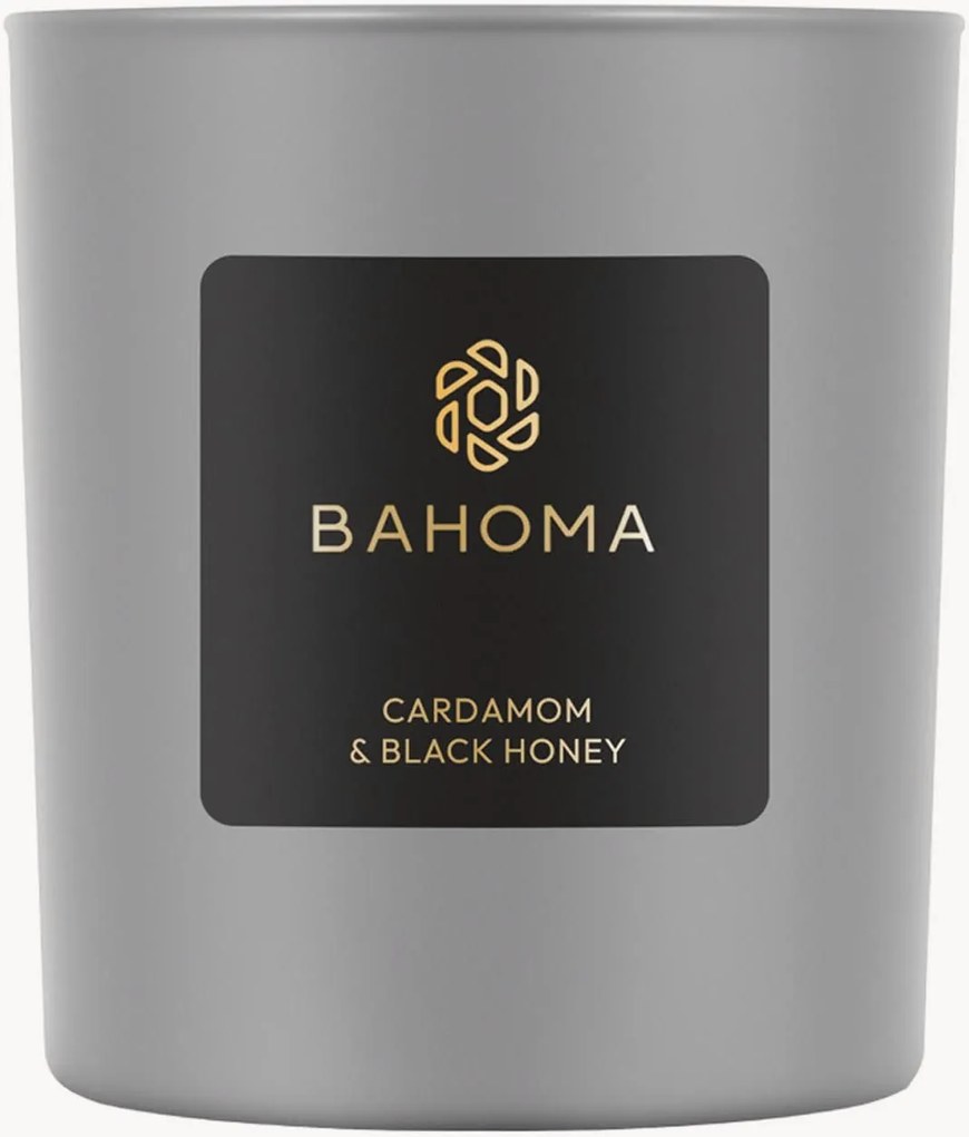 Vela perfumada artesanal Ash (cardamomo, mel preto)