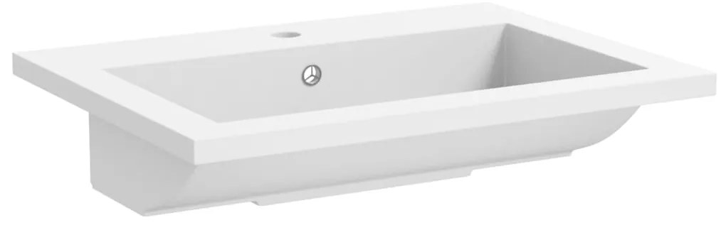 Lavatório de granito 600x450x120 mm branco