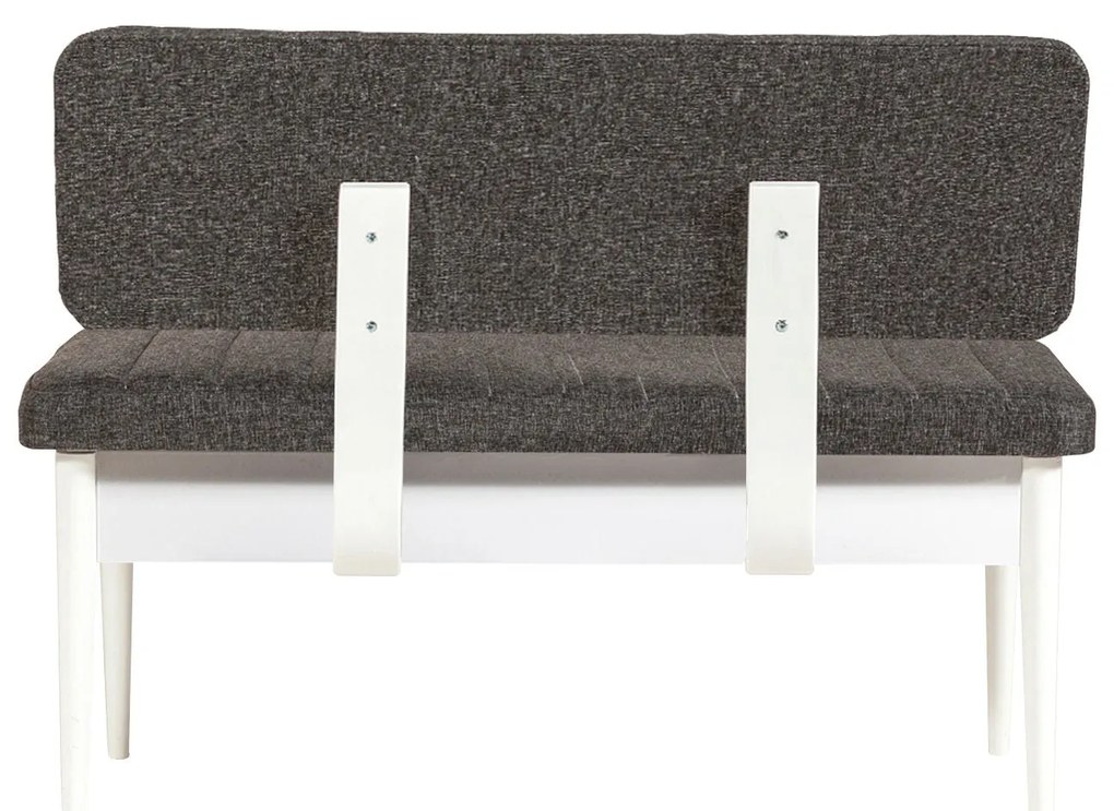 Banco Vina – Branco e Antracite – 110x85x40 cm