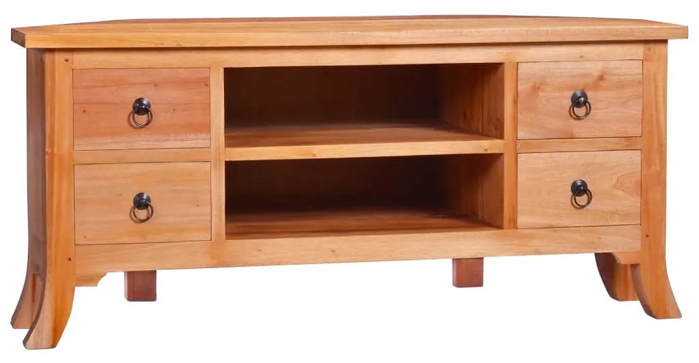 vidaXL Móvel de TV 100x40x45 cm madeira de mogno maciça