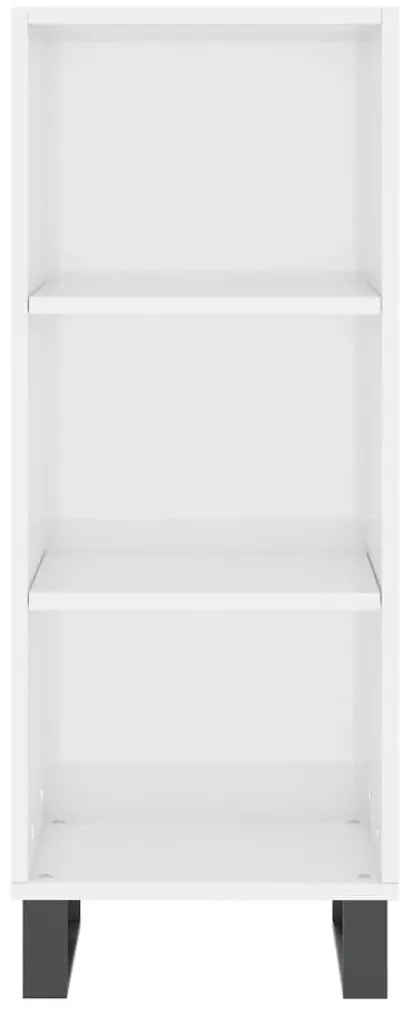 Aparador 34,5x32,5x90 cm derivados de madeira branco brilhante