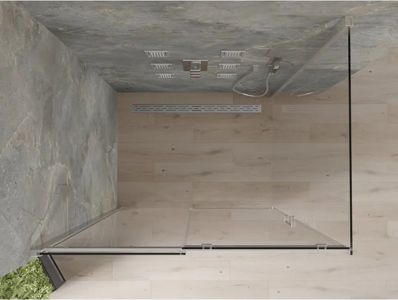 Mexen Omega cabine de duche de correr 120 x 90 cm, transparente, cromada - 825-120-090-01-00