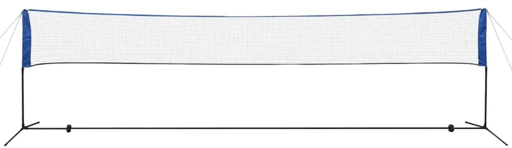 Rede de badminton com volantes 600x155 cm