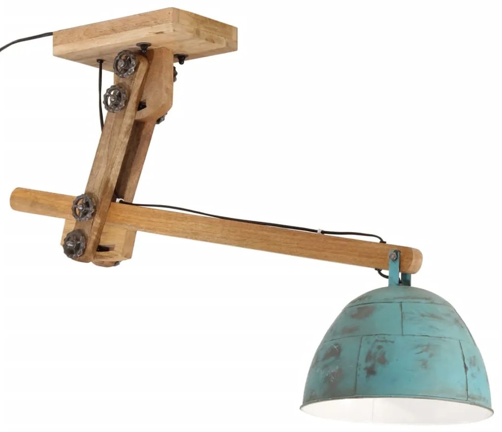 Candeeiro de teto 25 W 105x30x65-108 cm E27 azul desgastado