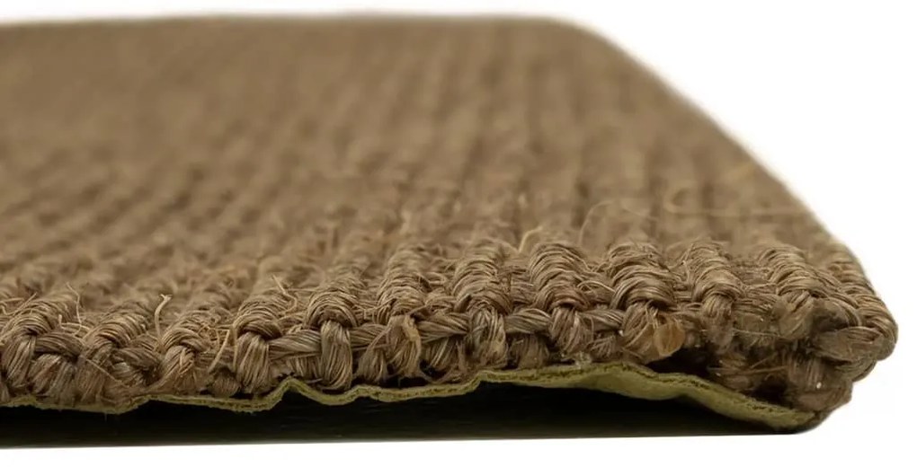 Tapete sisal natural 80x300 cm castanho