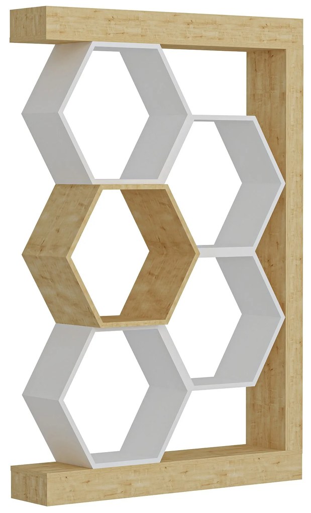 Estante Artemis – Carvalho Branco – 90x24,6x140 cm