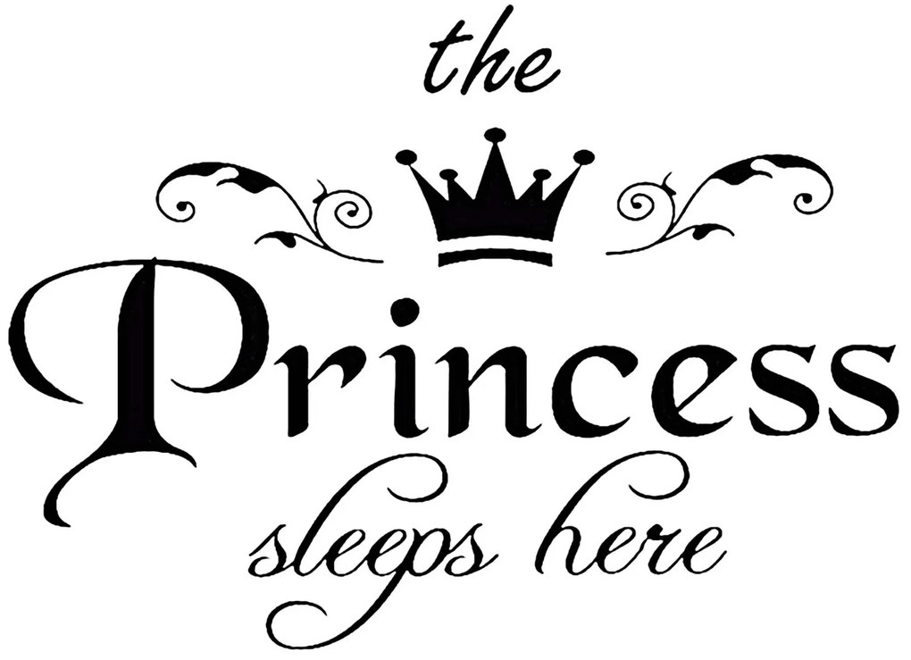 Cama infantil Wave ilustração princesa 160x80 com grades branca - colchão e estrado incluído