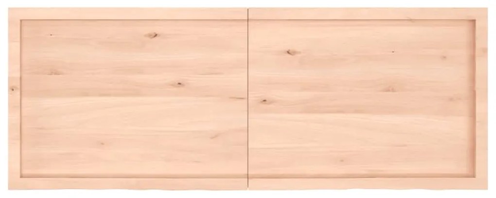 Tampo de mesa 160x60x(2-6) cm carvalho maciço não tratado