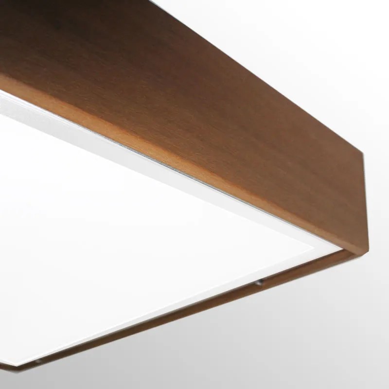 Caixa para painel Led 60x60cm madeira maciça