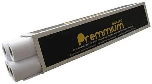 Papel Plotter Premmium 914 mm × 50 m, 80 g/m², Branco Opaco