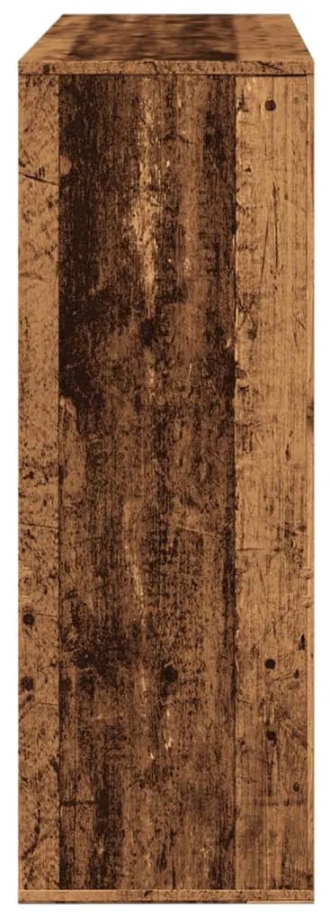 Estante/divisória 100x33x94,5 cm cor madeira velha