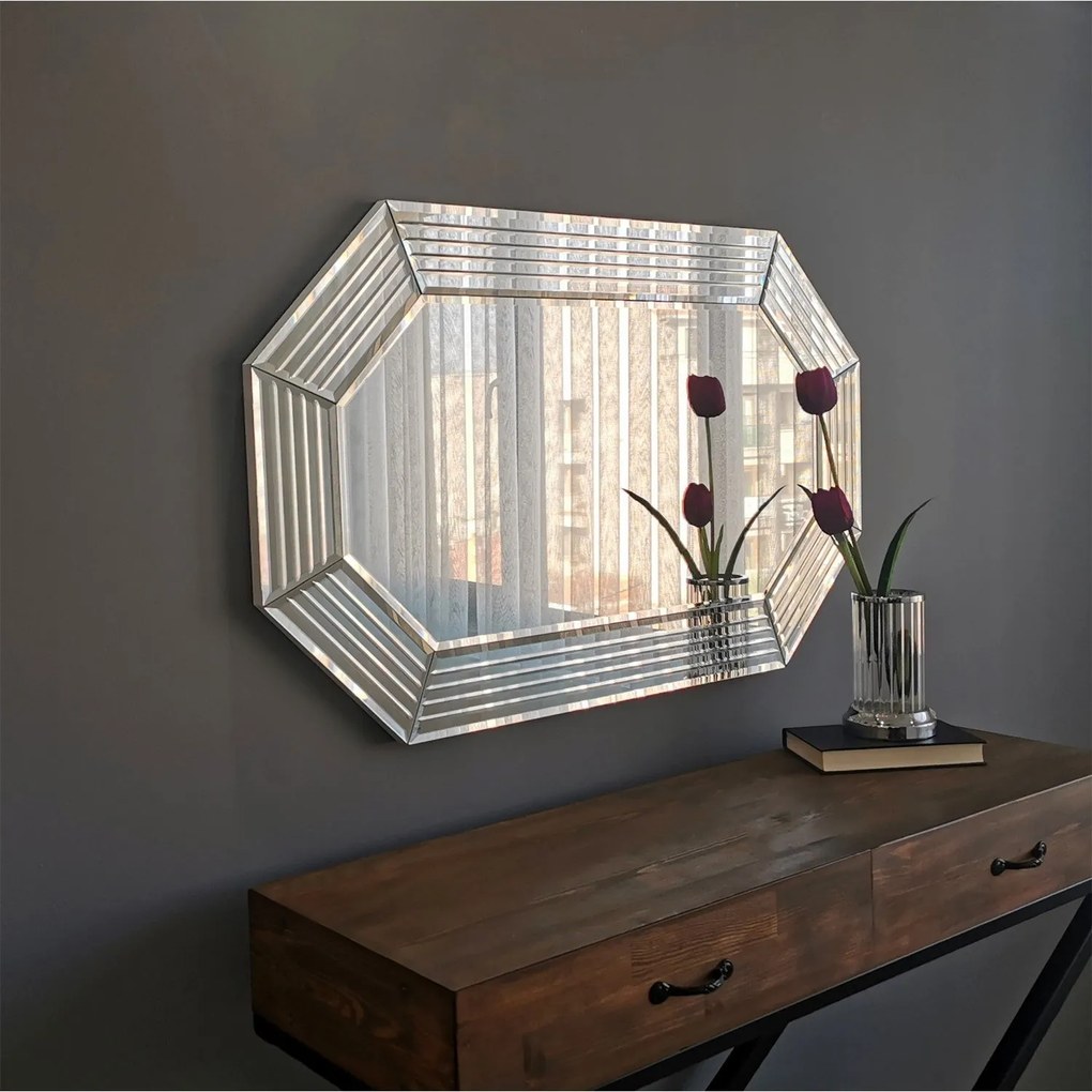 Espelho A310D – Prata – 100 x 60 x 2,2 cm
