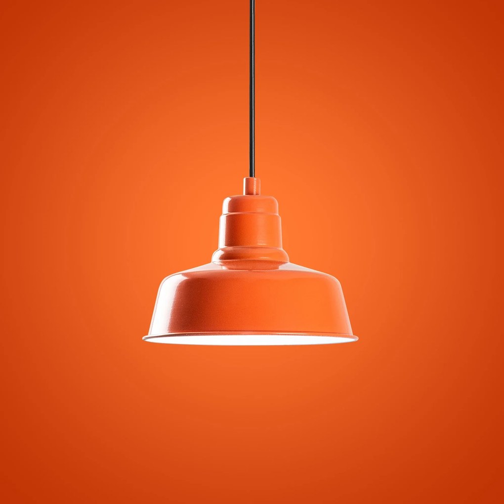 Candeeiro Suspenso Memati – Laranja – Diâmetro 45 cm