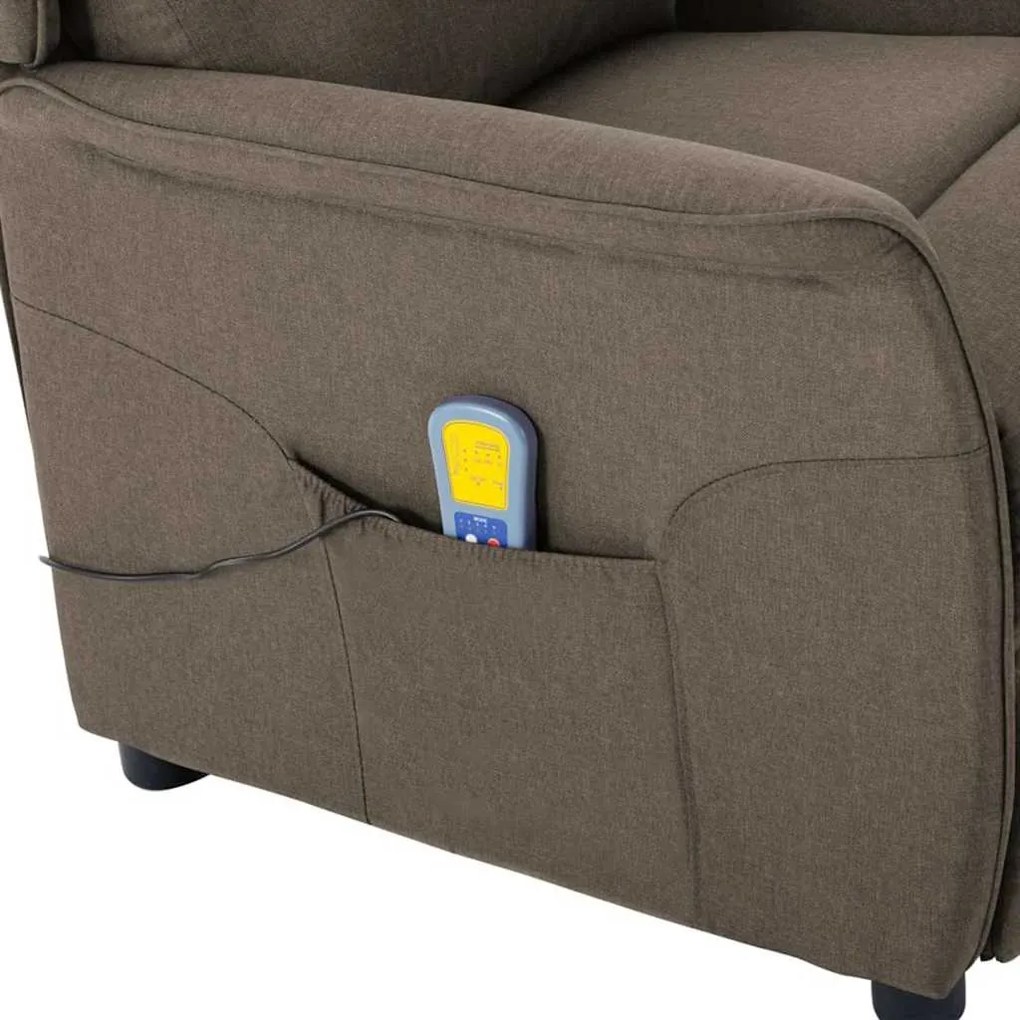Cadeira de Massagem em Tecido Taupe